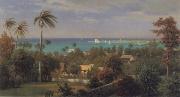 Albert Bierstadt Bahamas Harbour oil